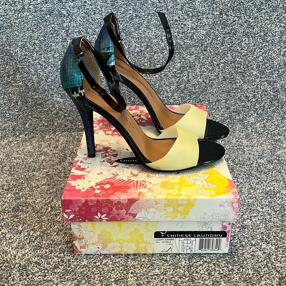 Chinese Laundry Lucky Charm Heels; 9.5/40.5; worn once; animal/smoke-free home